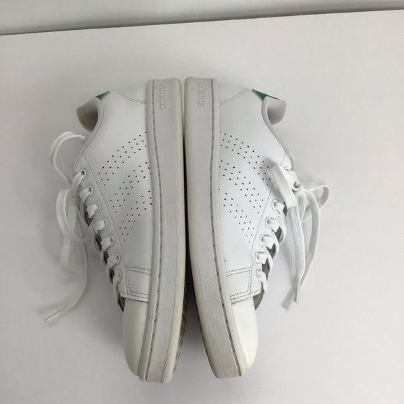 Adidas Men’s Advantage Sneakers Cloud White/Green Casual Career Size 8 main image 10